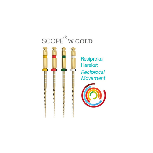 Scope W Gold Resiproc Kanal Eğeleri