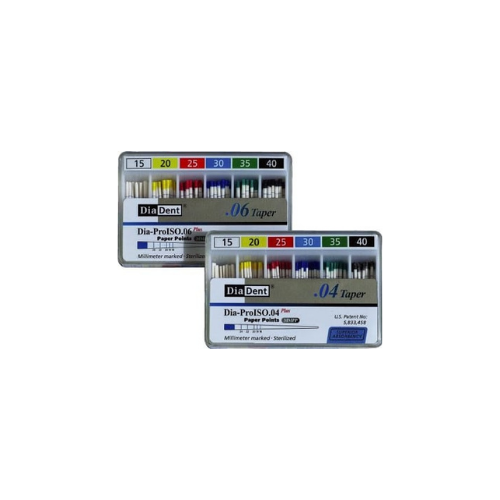 Diadent DIA-PROISO Açılı Paper Points .06 Açılı